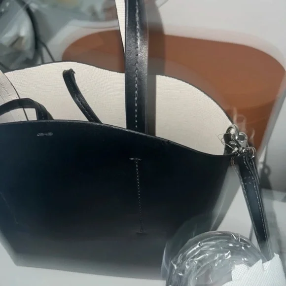 Zara black tote bag - Picture 2 of 3